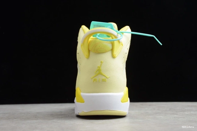 Rep TBK Jordan (GS) Yellow Air Dynamic Floral Retro 6 543390-800 0721